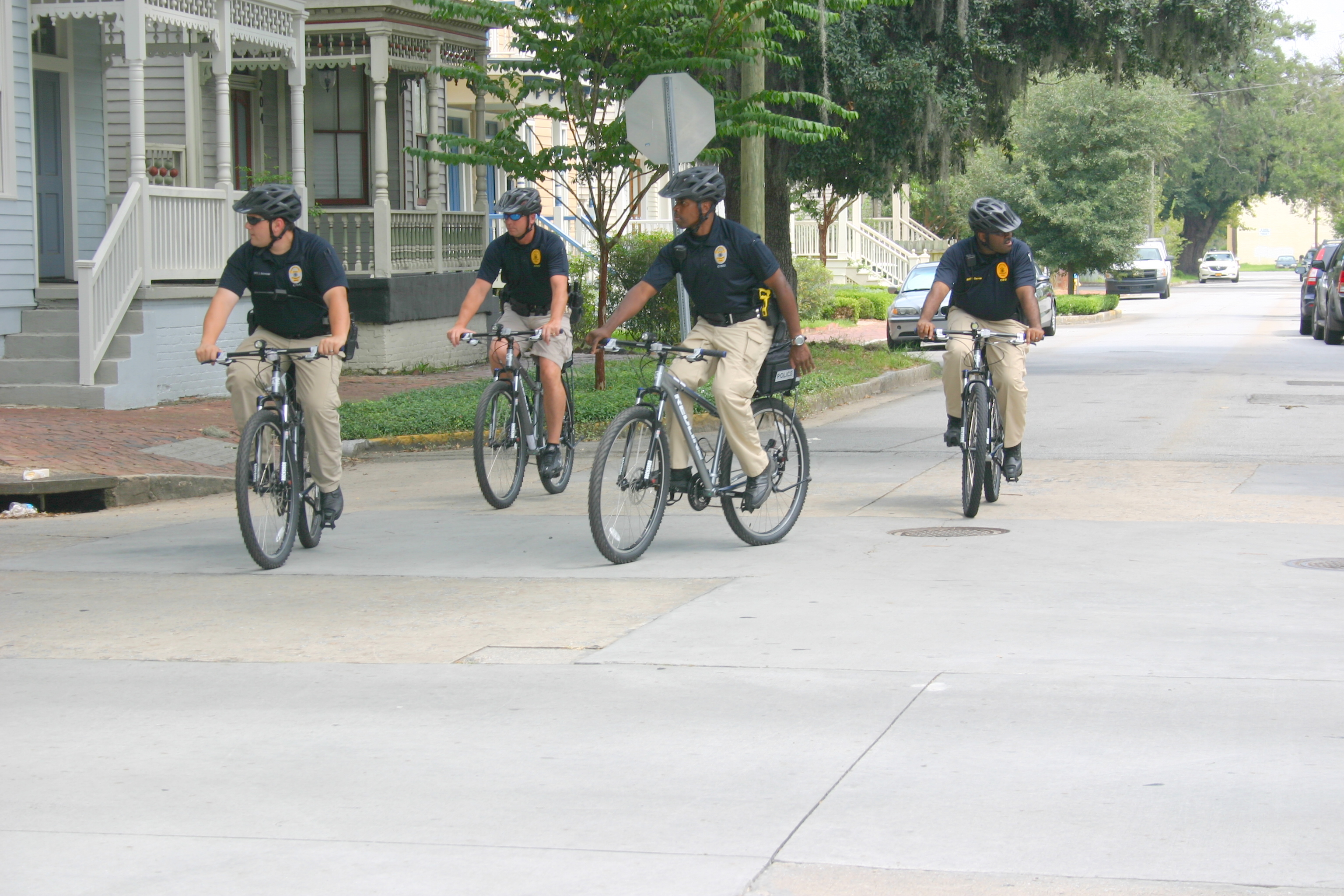 Pct. 3 CSU officers on bicycle patrol.