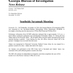 GBI releases statement on Southside Savannah Shooting
