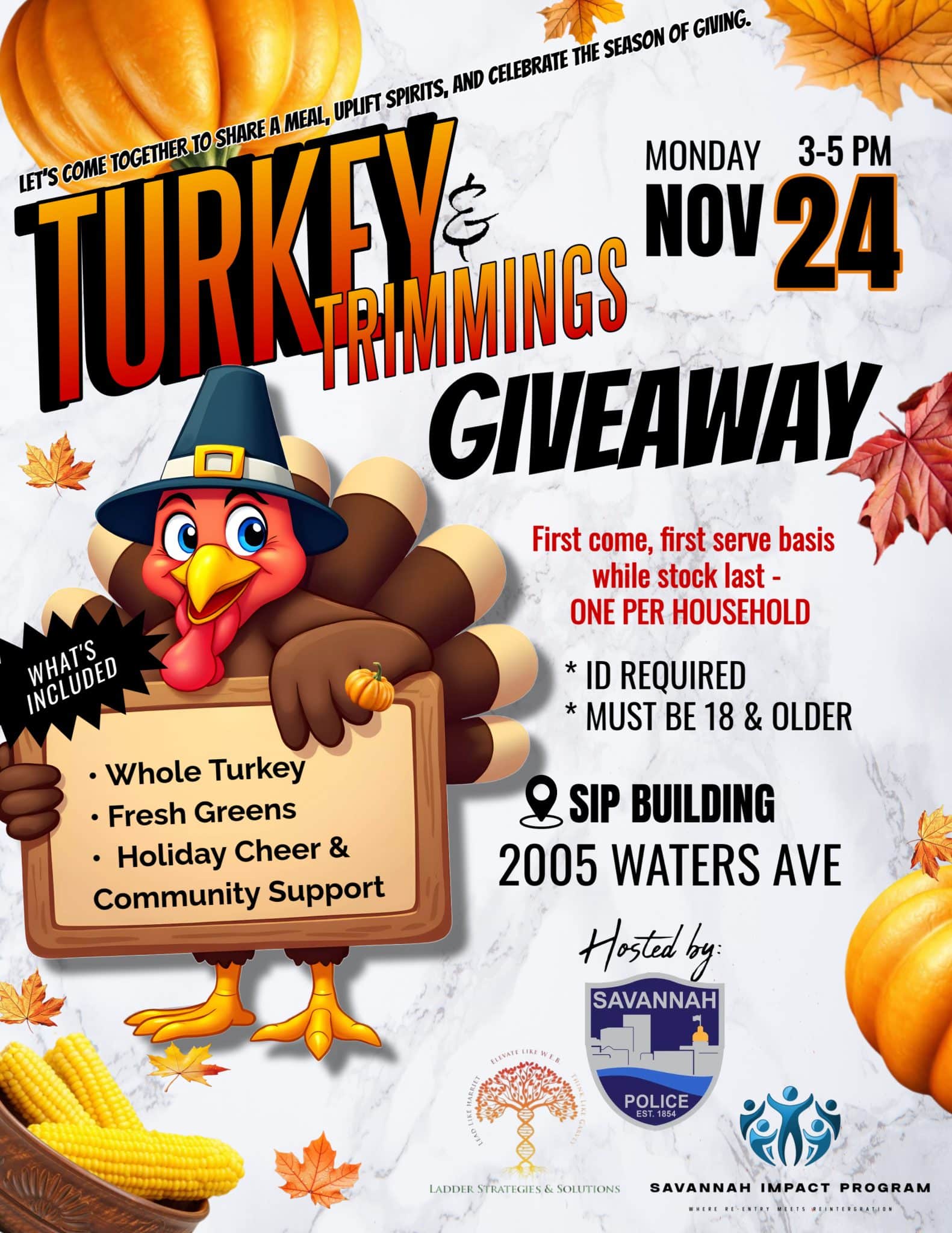 SIP TURKEY GIVEAWAY