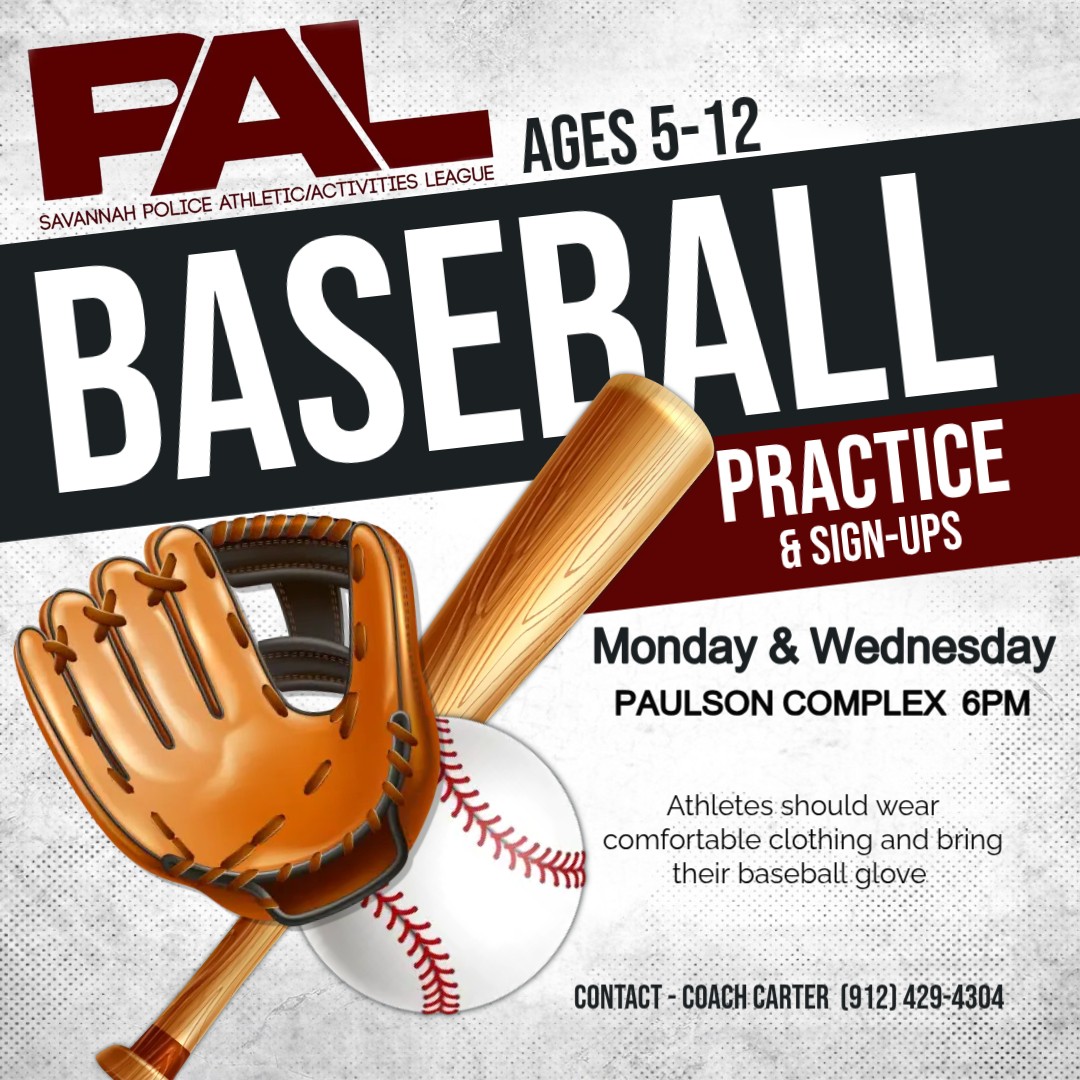 PAL Baseball Flyer 2026