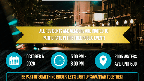 Savannah Night Out Flyer
